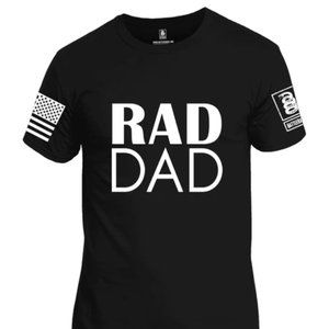 Rad Dad Mens Cotton Crew Neck T-Shirt